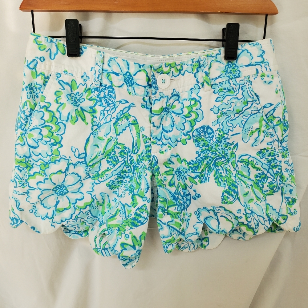 Lilly Pulitzer Buttercup Scalloped Short